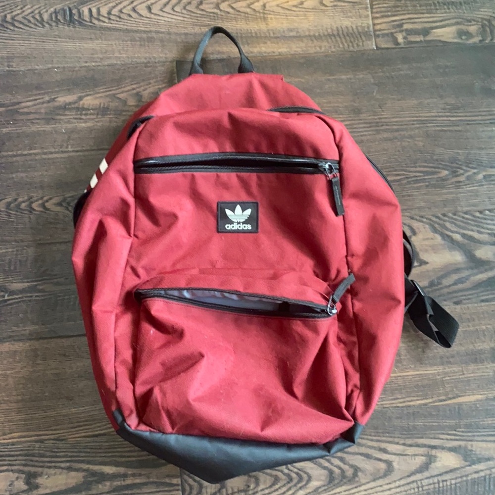 Burgundy Adidas Backpack